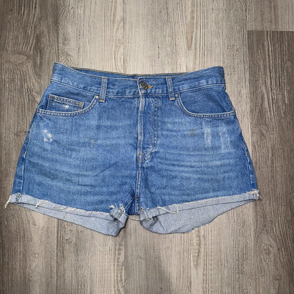 Light Wash Denim Shorts